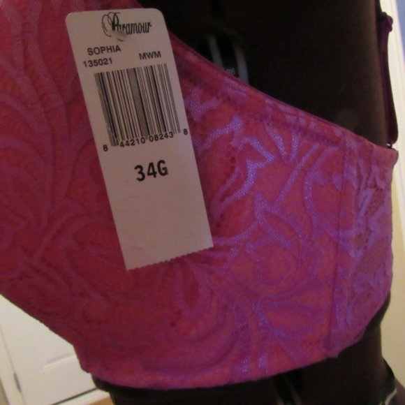 Paramour Pink Lace Bra - Picture 4 of 7